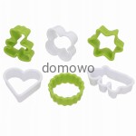 PLASTIKOWE FOREMKI wykrawacze CIASTEK- 6 szt
