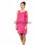 RĘCZNIK - SZLAFROK KOSZULKA 2 in 1 fuksja