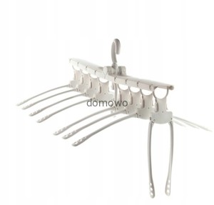 WIESZAK SKŁADANY NA 8 szt ODZIEŻY KOSZULE SUKIENKI