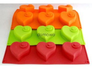 FOREMKA FORMA SILIKONOWA babeczki serduszka