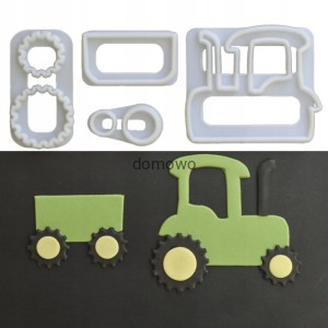 FOREMKA WYKRAWACZE CIASTEK DEKORACJI TRAKTOR