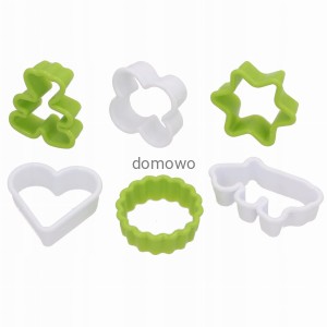 PLASTIKOWE FOREMKI wykrawacze CIASTEK- 6 szt