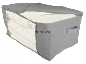 POKROWIEC ORGANIZER odzież pościel 40x40x30 szar