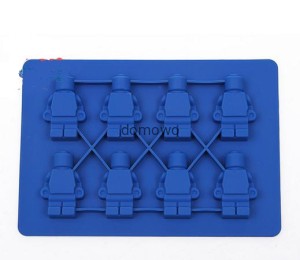 FOREMKA SILIKONOWA ROBOTY lego czekoladki ciastka 8