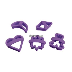 PLASTIKOWE FOREMKI WYKRAWACZE CIASTEK- 5 szt.