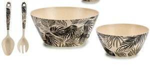 ZESTAW BAMBUSOWYCH MISEK 7cz czarn 2