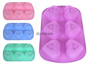 FOREMKA forma SILIKONOWA SERDUSZKA 6szt ....w1