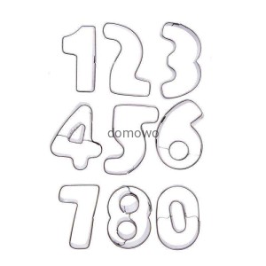 FOREMKI WYKRAWACZE METALOWE CYFRY CYFERKI 0-9 ** #