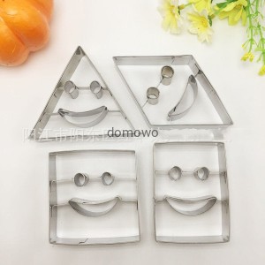 METALOWE FOREMKI WYKRAWACZE CIASTEK BUŹKI 4 szt figury