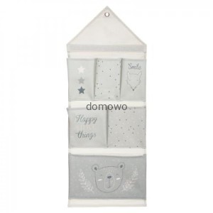 WISZĄCY ORGANIZER KIESZONKI SZARE dla dzieci 