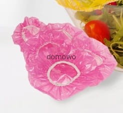 FOLIOWE CZEPKI OSŁONKI KAPTURKI DO  ŻYWNOŚCI 5 szt róż