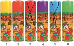 SPAGHETTI KONFETTI PIANKA W SPRAYU ZIELONA