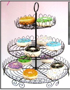 STOJAK PATERA NA CIASTO MUFFINY OWOCE 3 POZIOMY