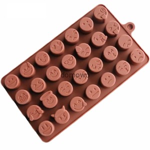 FORMA SILIKONOWA  EMOTIKONY CIASTECZKA CZEKOLADKI