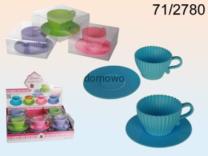 FOREMKI FILIŻANKI silikonowe 4 kolory