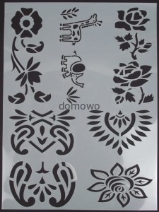 SZABLONY DO MALOWANIA RYSOWANIA NADRUKÓW 29 x 39cm  3