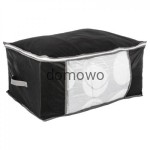 ORGANIZER POKROWIEC NA POŚCIEL ODZIEŻ 60x45x30cm czarny