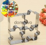 SZABLON FORMA FOREMKI DO PIECZENIA PUZZLE 4 szt