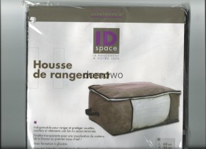 ORGANIZER POKROWIEC NA POŚCIEL ODZIEŻ 60x45x30cm