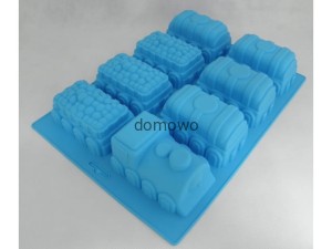 FOREMKA FORMA SILIKONOWA POCIĄG Z WAGONAMI
