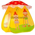 DOMEK NAMIOT DO ZABAWY W POKOJU OGRODZIE muchomór