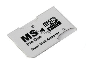 ADAPTER DUAL do kart MICRO SD / MS PRO DUO