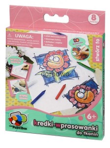 KREDKI DO TKANIN - wprasowanki ---super zabawa!!!