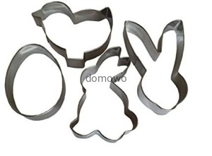 METALOWE FOREMKI WYKRAWACZE WIELKANOC 4 szt