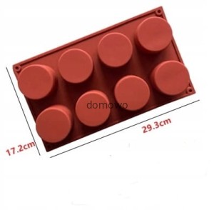 FOREMKA FORMA SILIKONOWA -babeczki torciki 8 szt