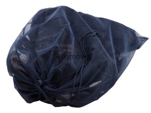 WOREK SIATKA DO PRANIA 70 x 55 cm granatowy biały