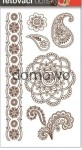 TATUAŻ METALICZNY FLASH TATTOO KALKOMANIA mandala