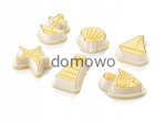 PLASTIKOWE FOREMKI WYKRAWACZE 6 szt morskie