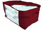 POKROWIEC ORGANIZER odzież pościel 40x40x30 cm bordo