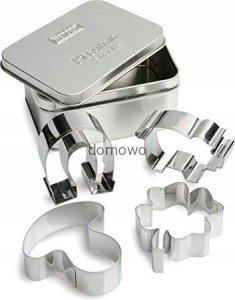 METALOWE FOREMKI WYKRAWACZE 4 szt duże zest.3