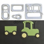 FOREMKA WYKRAWACZE CIASTEK DEKORACJI TRAKTOR