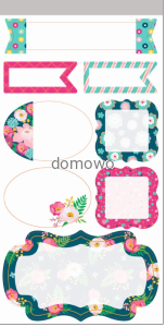 NALEPKA NAKLEJKI do scrapbookingu ...