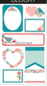 NALEPKA NAKLEJKI do scrapbookingu