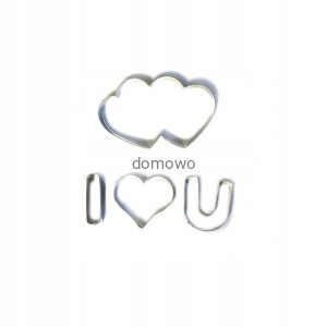 SZABLON FORMA FOREMKI DO WYKRAWANIA---i love you