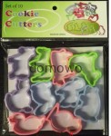 PLASTIKOWE FOREMKI WYKRAWACZE CIASTEK-10 szt