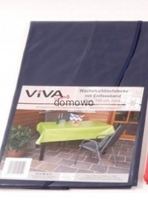 OBRUS OGRODOWY PROSTOKĄTNY 130 x 210 cm granatowy