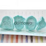 PLASTIKOWE FOREMKI WYKRAWACZE 4 szt STAR WARS