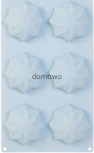 FOREMKA FORMA SILIKONOWA babeczki 6 diamentów