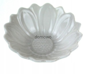 CERAMICZNE MISECZKI NA DIPY 6 szt kwiat babka