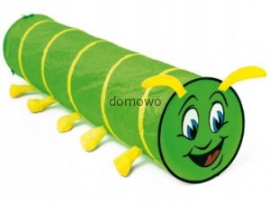 DOMEK NAMIOT DO ZABAWY W OGRODZIE TUNEL GĄSIENNICA