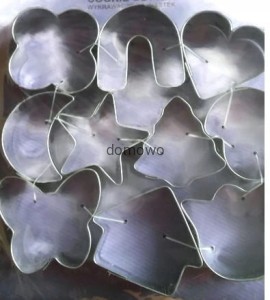 METALOWE FOREMKI WYKRAWACZE CIASTEK-10 szt