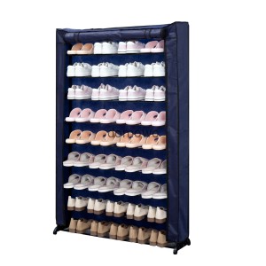 REGAŁ ORGANIZER NA BUTY 9 PÓŁEK DUŻY GRANATOWY