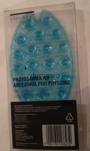 ŁAZIENKOWE UCHWYTY NA PRZYSSAWKI NA ŻEL, SZAMPON ryba nieb