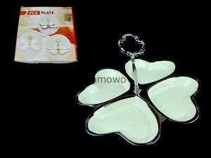 PATERA CERAMICZNA 4 SERCA SREBRNA OBUDOWA