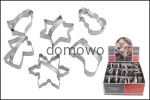 METALOWE FOREMKI WYKRAWACZE CIASTEK-6 szt święta