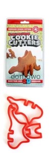 PLASTIKOWE FOREMKI WYKRAWACZE dinozaury 3D ciastka